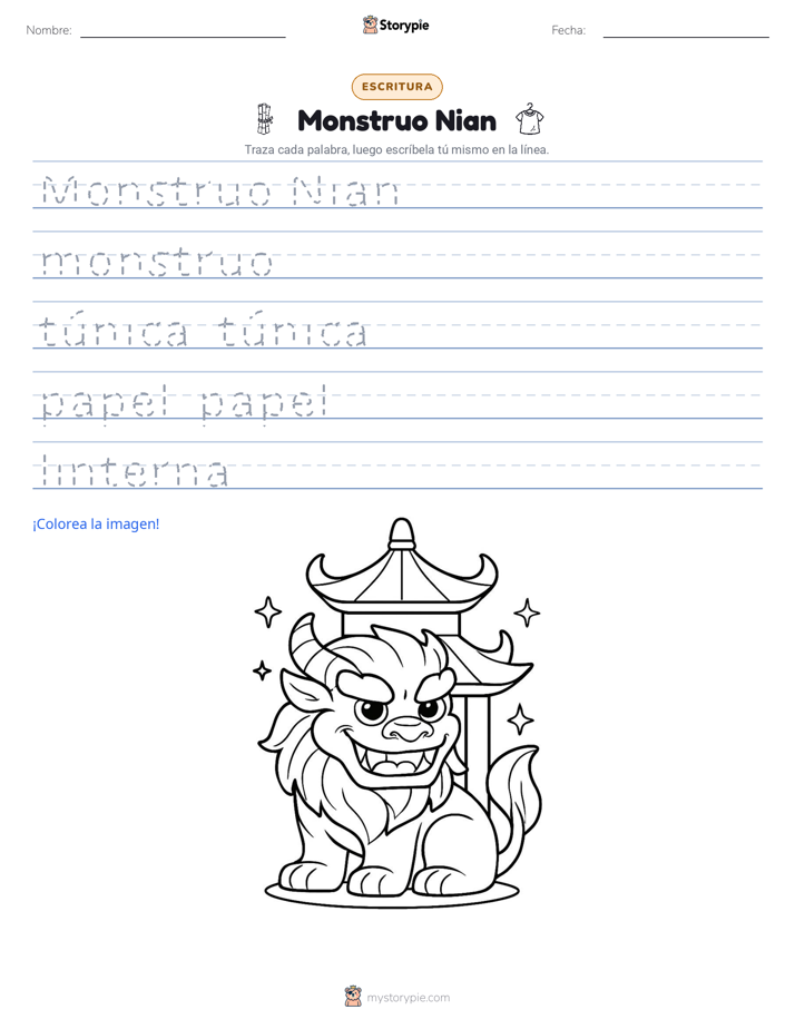 Práctica de Escritura