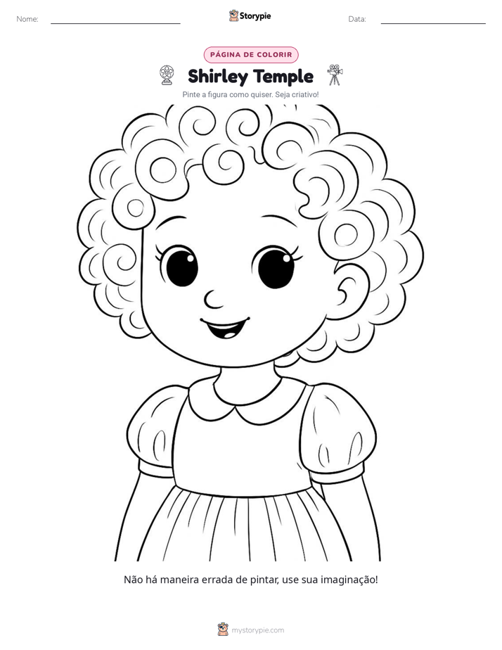 Página para colorir