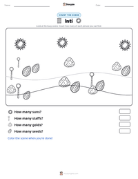 Inti printable worksheet preview