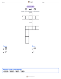 Inti printable worksheet preview