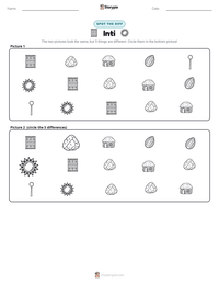 Inti printable worksheet preview