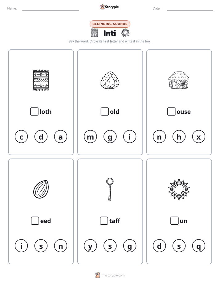 Beginning Sounds