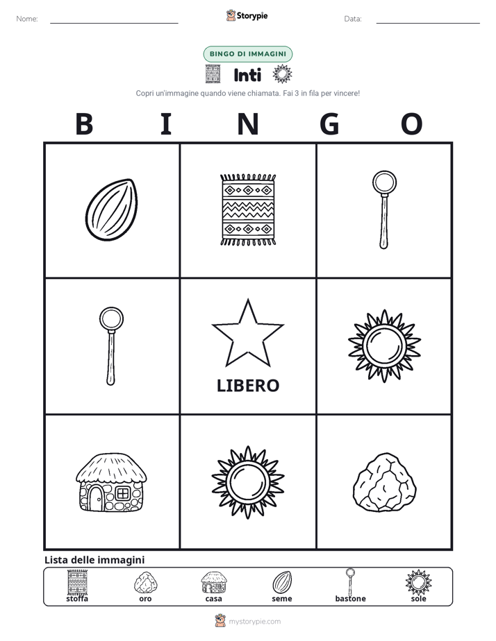 Bingo delle Immagini