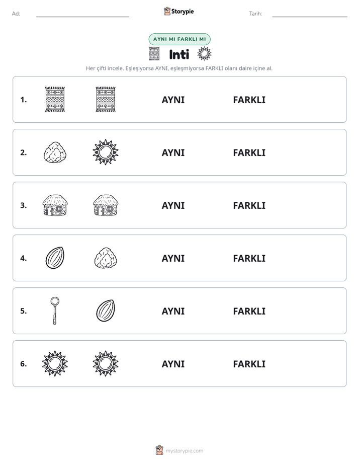 Aynı mı Farklı mı