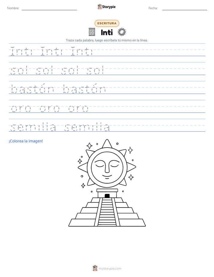 Práctica de Escritura