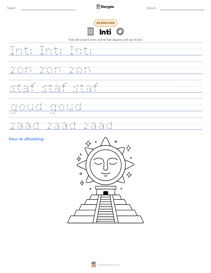Schrijf Oefening