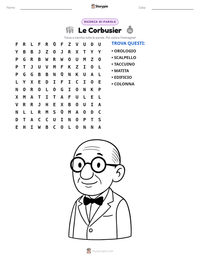 Anteprima della scheda stampabile di Le Corbusier