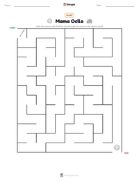 Mama Ocllo printable worksheet preview