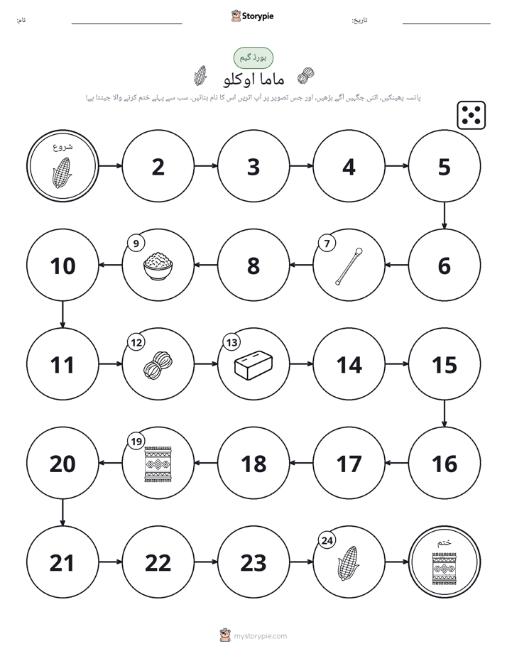 رول اور منتقل کریں کھیل