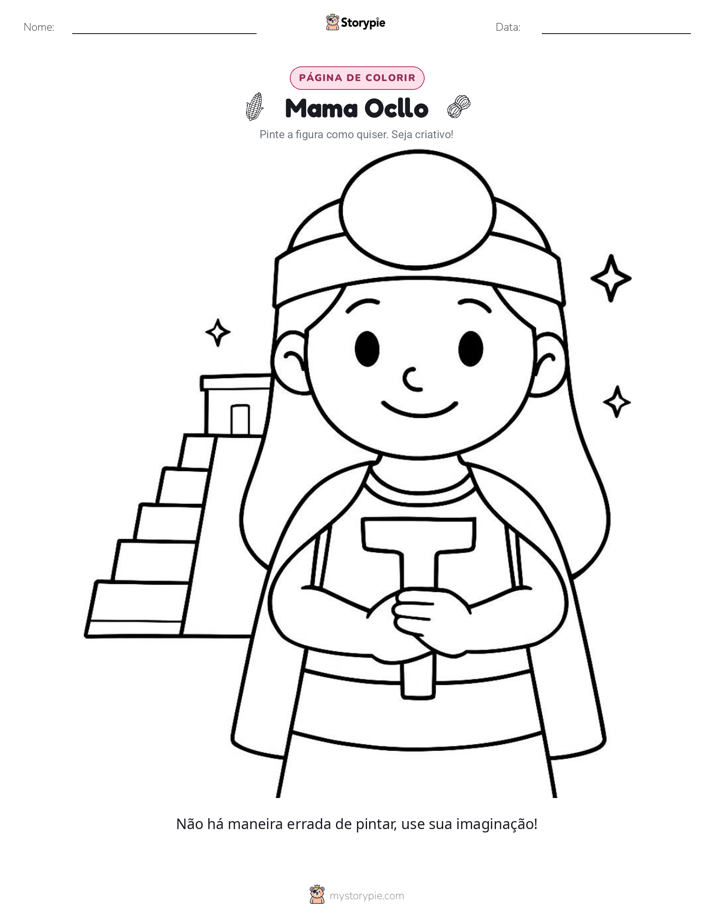 Página para colorir