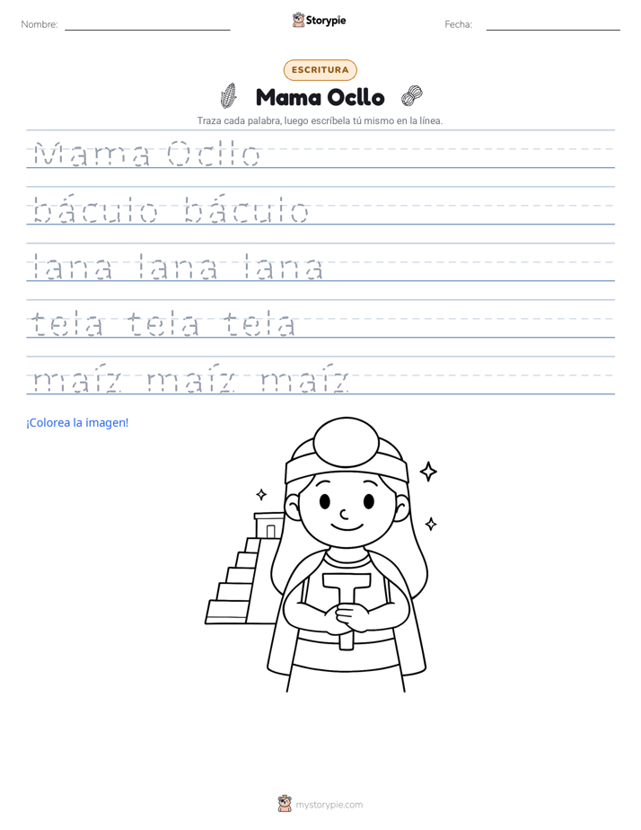 Práctica de Escritura