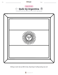 Xem trước tài liệu in sẵn Quốc kỳ Argentina