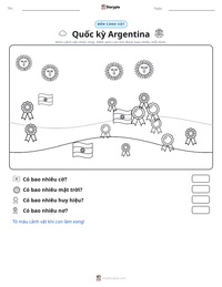 Xem trước tài liệu in sẵn Quốc kỳ Argentina