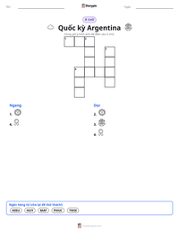 Xem trước tài liệu in sẵn Quốc kỳ Argentina
