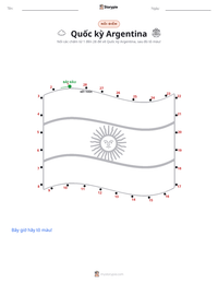 Xem trước tài liệu in sẵn Quốc kỳ Argentina