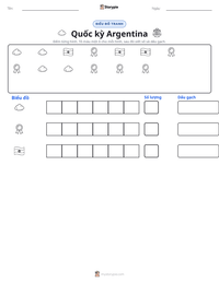 Xem trước tài liệu in sẵn Quốc kỳ Argentina