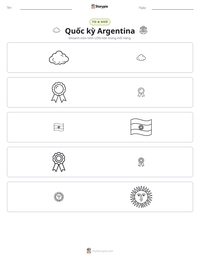 Xem trước tài liệu in sẵn Quốc kỳ Argentina