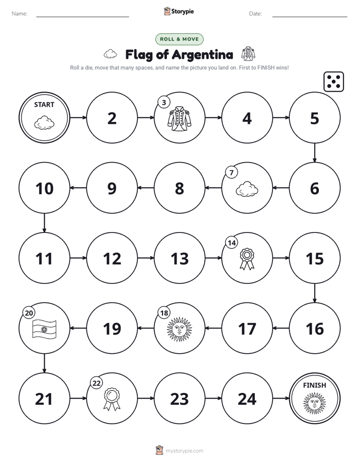 Roll & Move Game