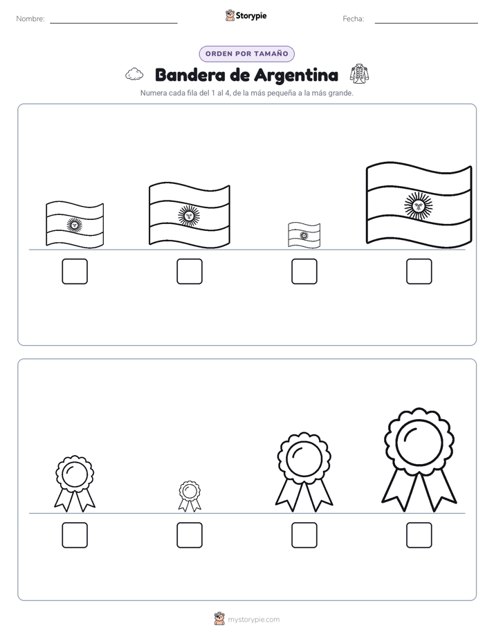 Orden de Tamaños