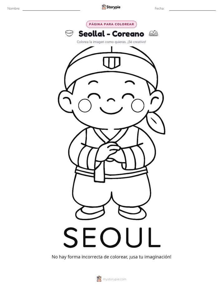 Página para Colorear