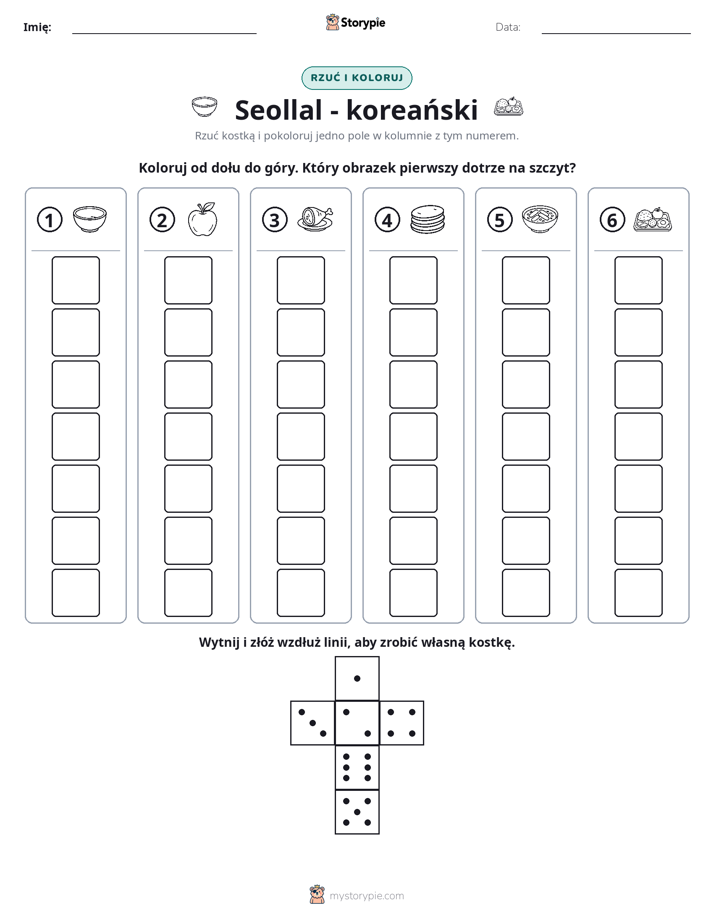 Rzuć i koloruj