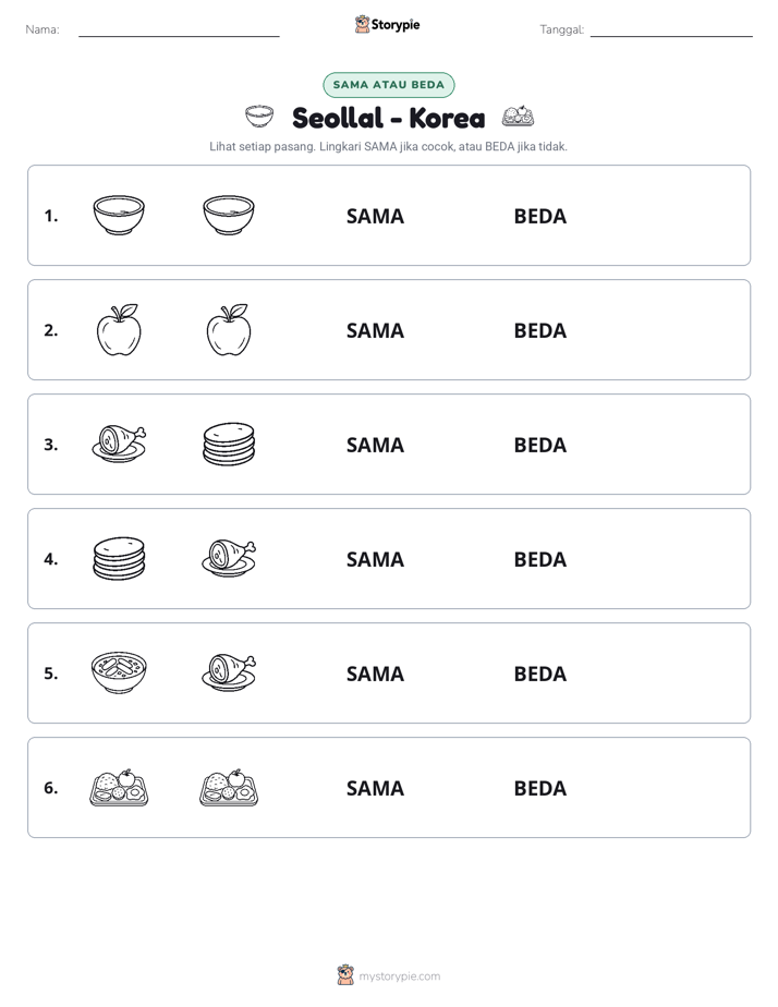 Sama atau Berbeda