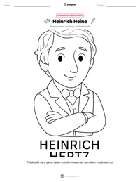 Prabaca lembar kerja cetak Heinrich Heine