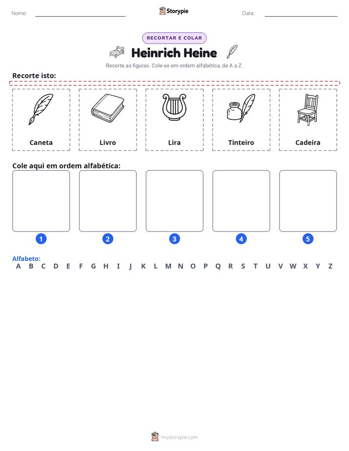 Recortar & Colar Alfabeto