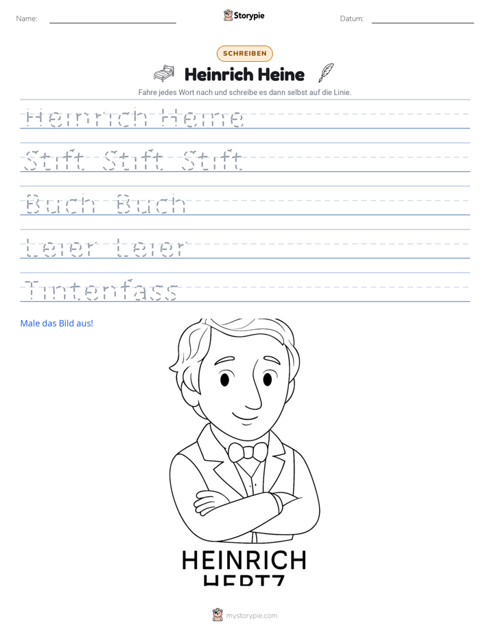 Schreibübung