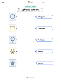 Podgląd drukowalnego arkusza ćwiczeń Zębowa Wróżka