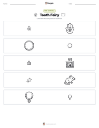 Tooth Fairy printable worksheet preview
