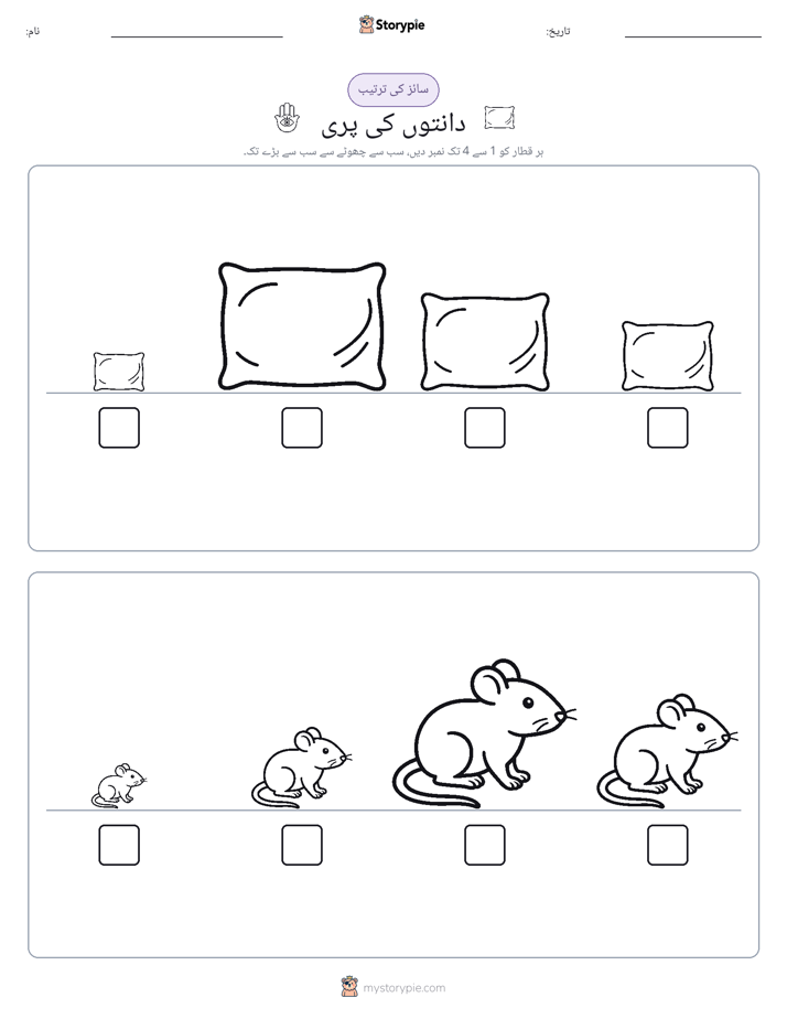 سائز کی ترتیب