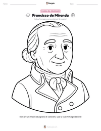 Anteprima della scheda stampabile di Francisco de Miranda