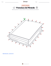 Aperçu de la feuille de travail imprimable Francisco de Miranda