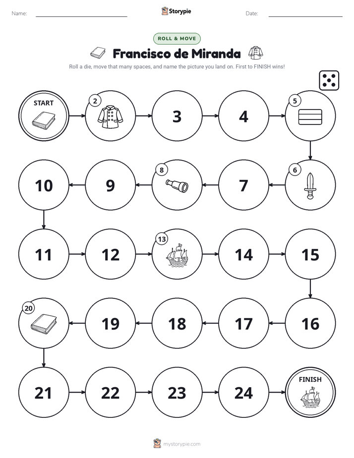 Roll & Move Game