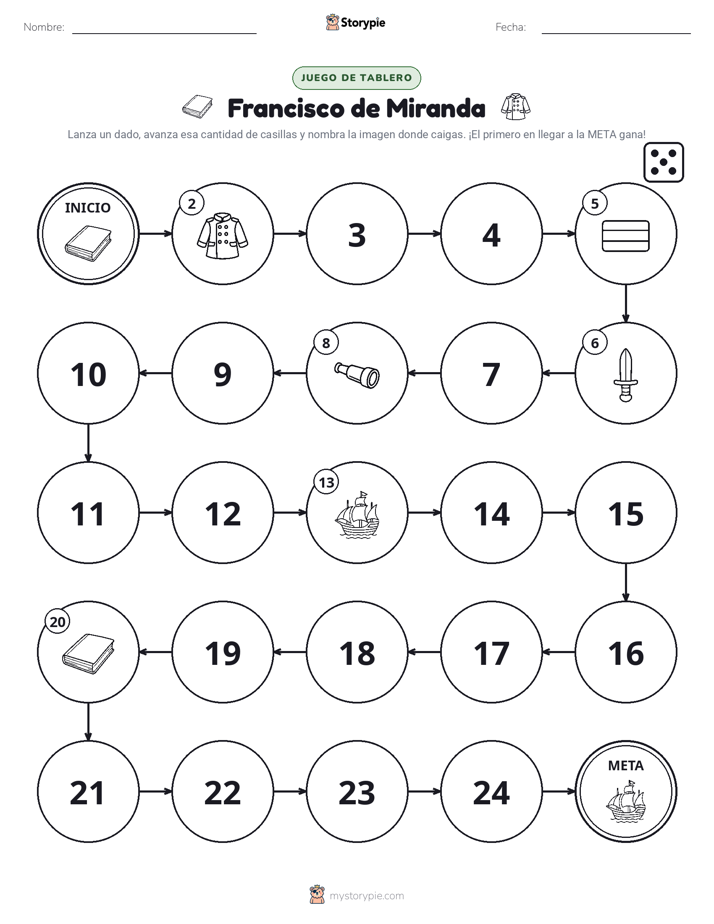 Juego de Rueda y Avanza