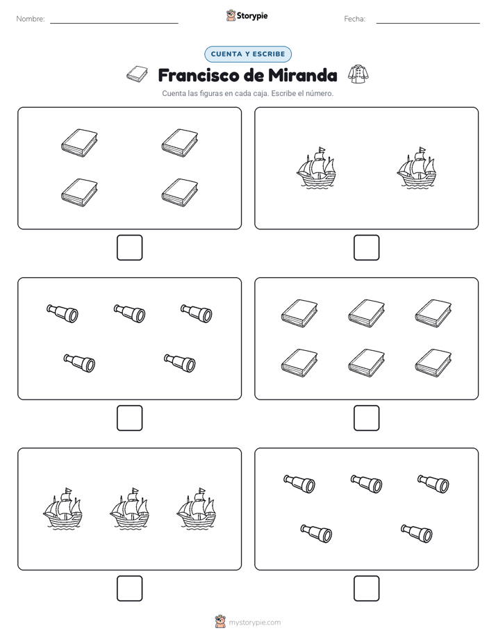 Cuenta y Escribe
