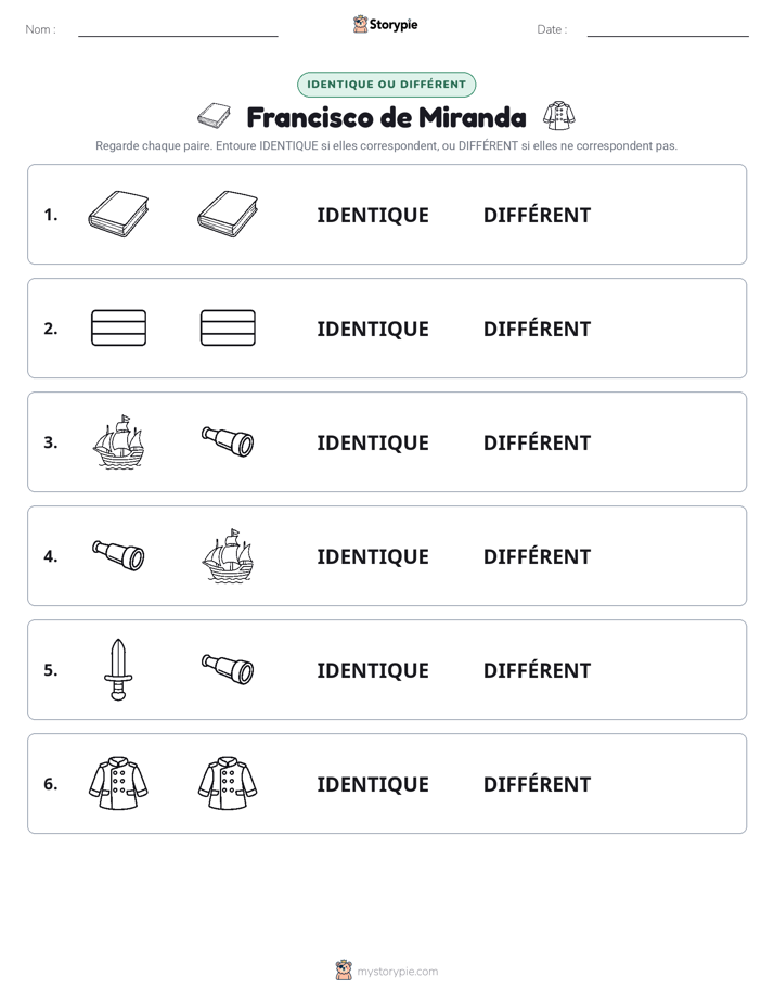 Identique ou Différent