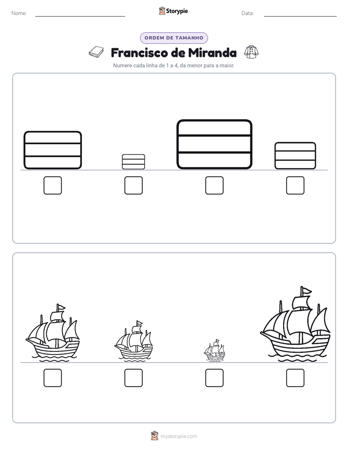 Ordem de Tamanho