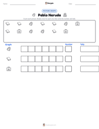 Pablo Neruda printable worksheet preview