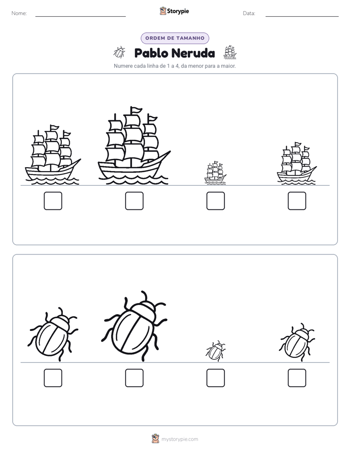 Ordem de Tamanho
