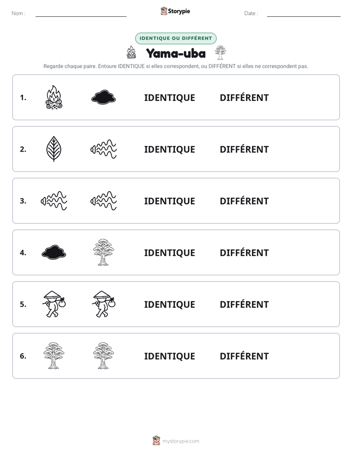 Identique ou Différent
