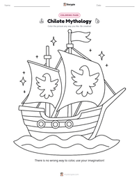 Chilote Mythology printable worksheet preview