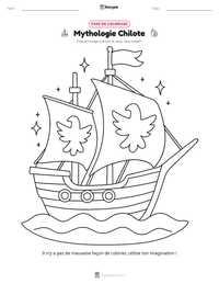 Aperçu de la feuille de travail imprimable Mythologie Chilote