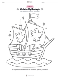 Chilote Mythologie afdrukbare werkblad voorbeeld