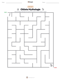 Chilote Mythologie afdrukbare werkblad voorbeeld