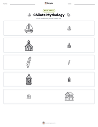 Chilote Mythology printable worksheet preview