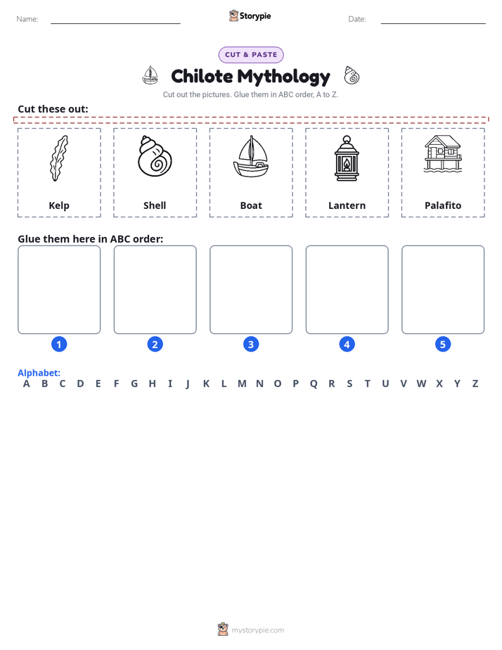 Cut & Paste Alphabet