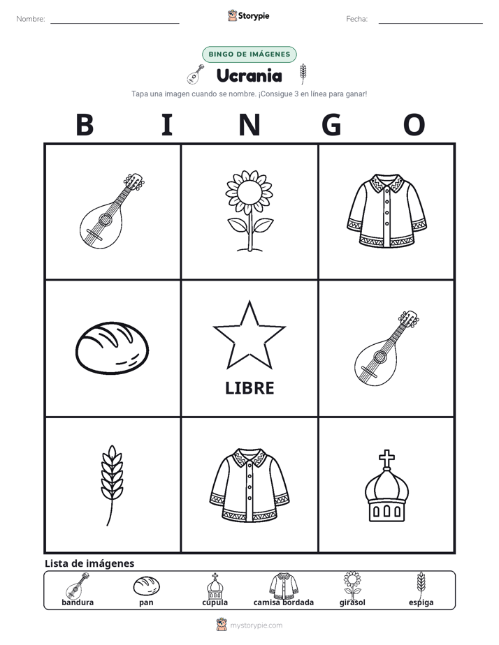 Bingo de Imágenes