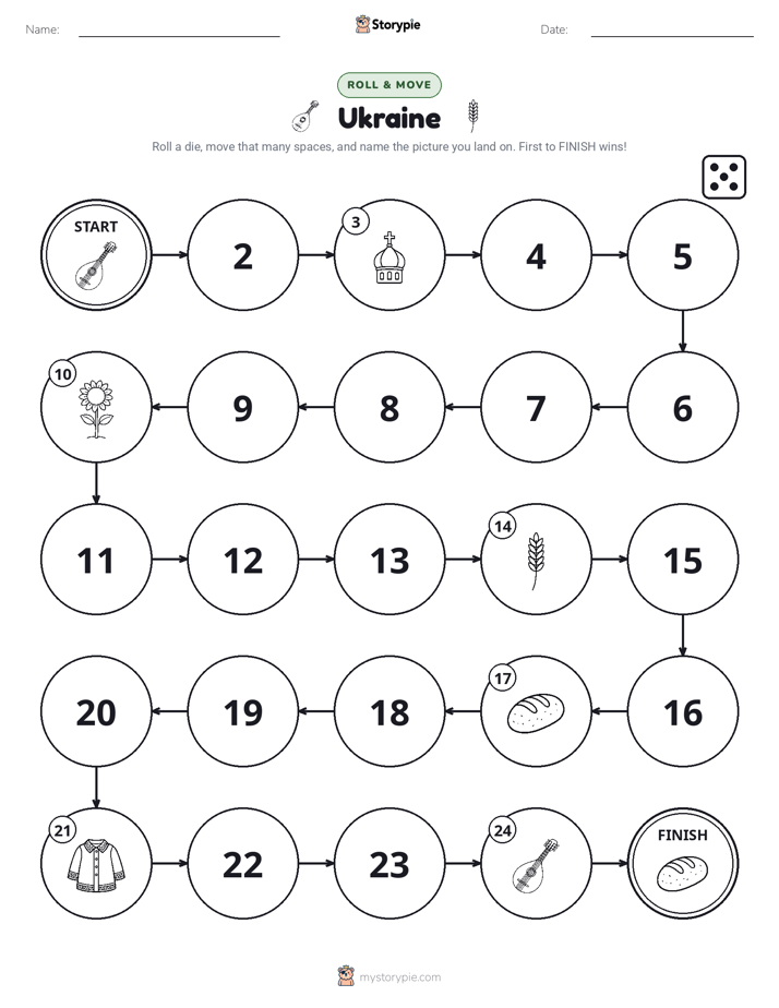 Roll & Move Game